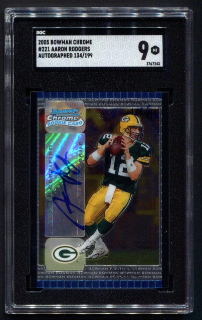 Aaron Rodgers 2005 Bowman Chrome Rookie Autographs