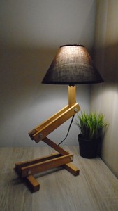 handmade desk lamp