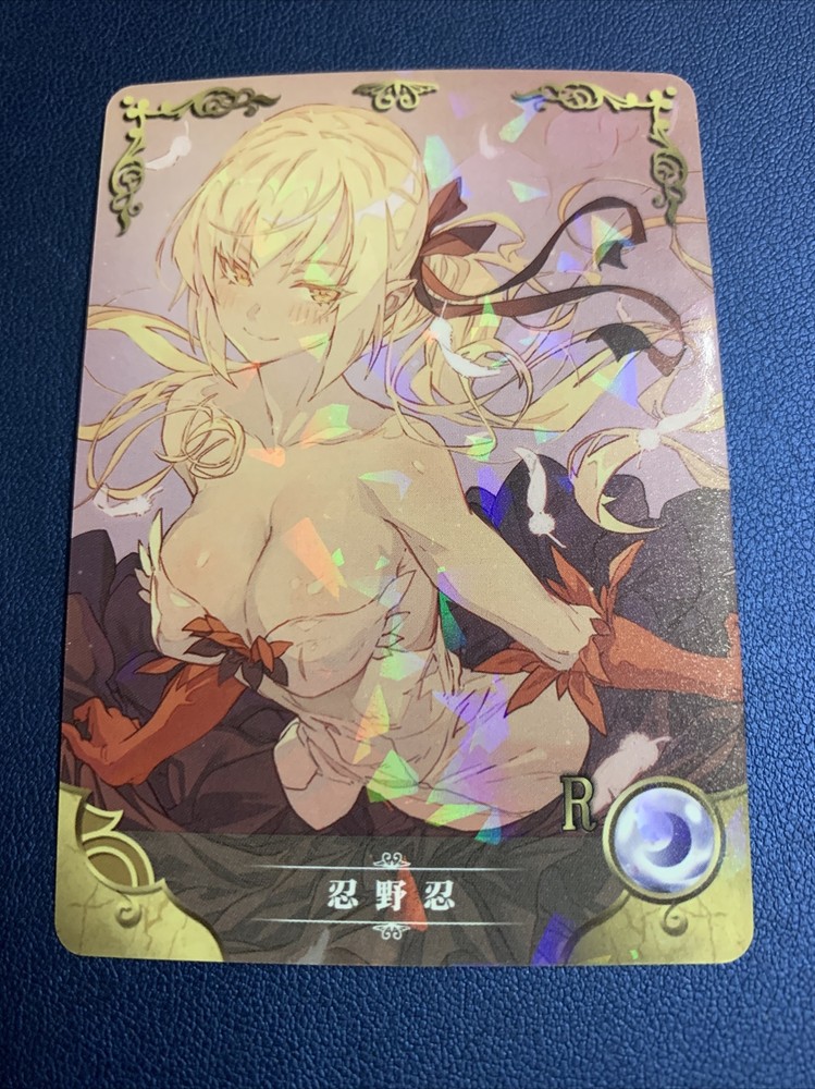 Shinobu Oshino Monogatari Foil Holo Doujin Goddess CCG TCG Anime Waifu Card Gir