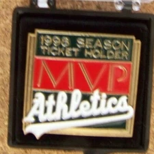 1998 Season Ticket Holder MVP Oakland Athletics A's pin lapel c37510