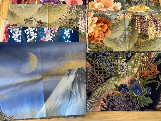 Gran Lote KONA BAY Tela Temática Asiática Acolchado 5+ Yardas Total RARO Foto 2 de 4