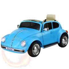 Kids Ride On Car Licensed Volkswagen Beetle Electric Toys Horn Remote 6V
