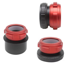 1PC M42/M48/2" to 1.25'' Coaxial Lock Poly Inner Ring Telescope Eyepiece Adapter