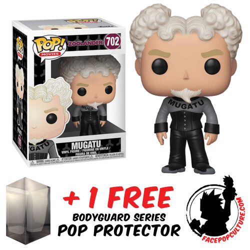 Funko Pop Zoolander Mugatu # 702 Vinyl Figure + Free Pop Protector
