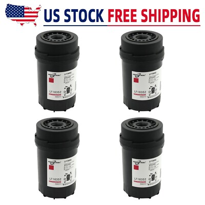 2X Oil Filter LF16352 5262313 For Cummins Engine ISF3.8 QSF2.8 QSF3.8 Fleetguard