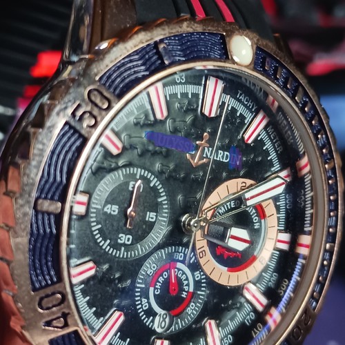 Men's 44mm Ulesse N Clone, VK63, Saphhire, Chrono - Picture 2 of 7