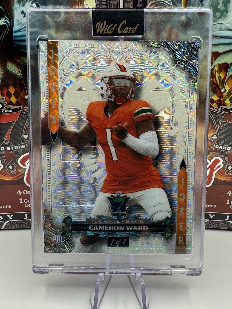 ジョーダン　レアカード　s1~s4セット Cameron Ward 2024 Wild Card 7 Card Studs Jokers Wild 1/1 RC | eBay