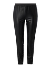 Samoon Damenhose Gr. 46 Lederhose Damenjeans Leder Stretchhose Schlupfhose