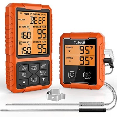 Wireless Meat Thermometer Digital Remote Food Cooking Meat BBQ Grill Kitchen