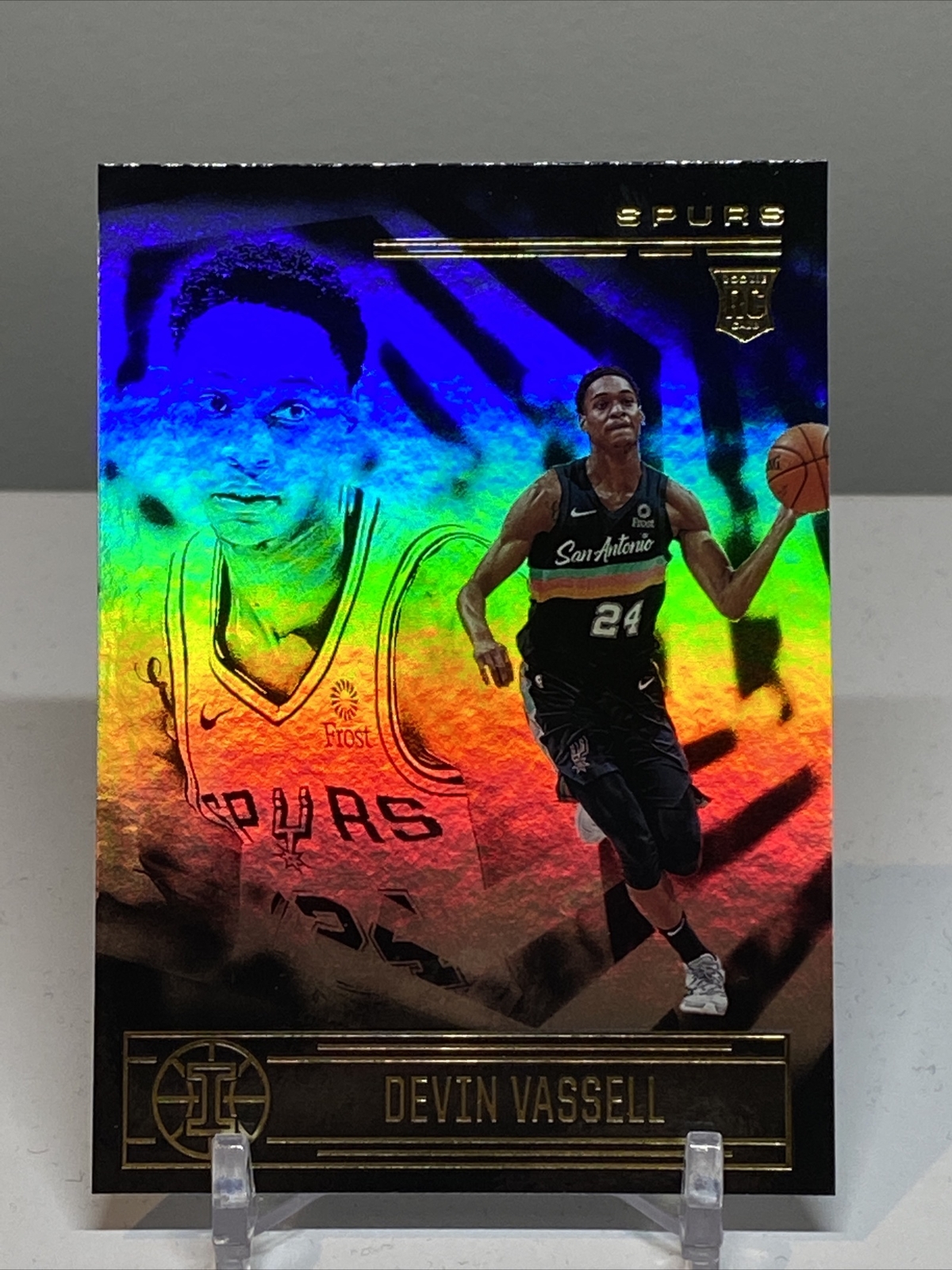 2020-21 Panini Illusions Devin Vassell Rookie RC #171 Spurs