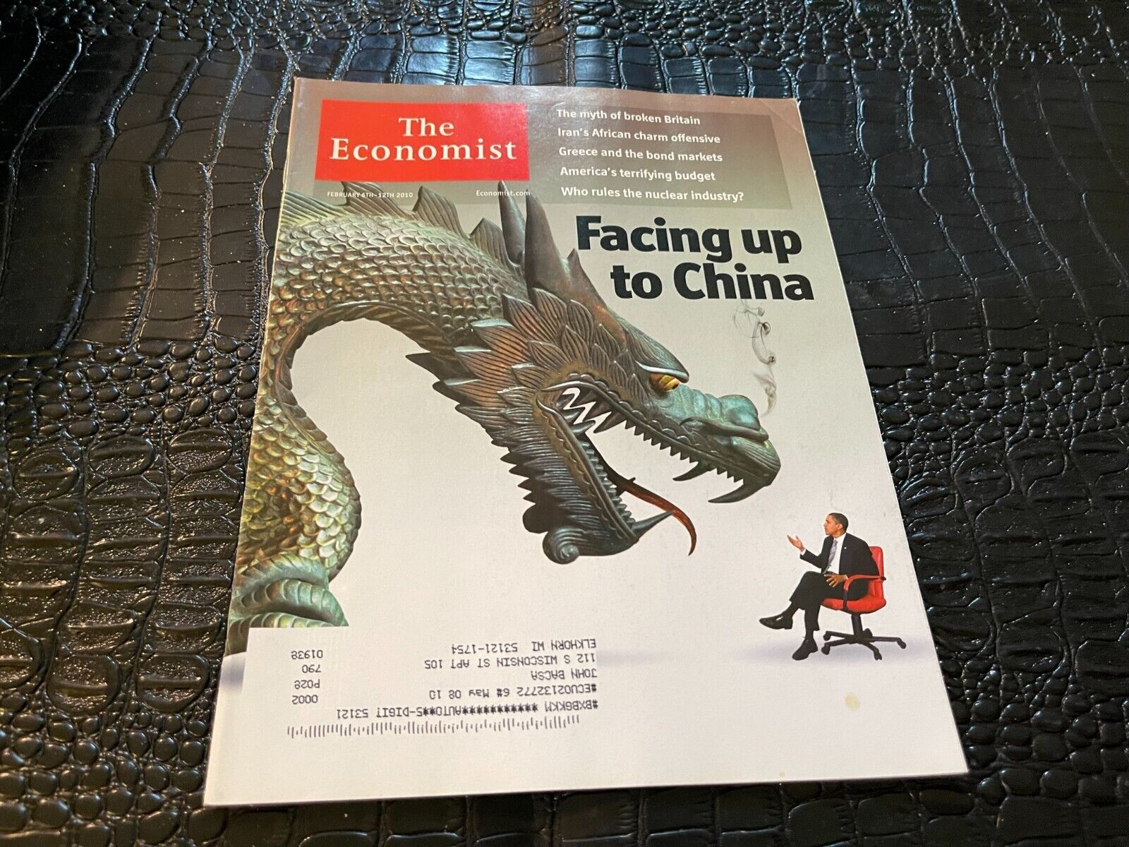 FEBRUARY 6 2010 THE ECONOMIST magazine FACING UP TO CHINA | eBay