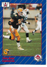 1991 All World Canadian Football CFL Dan Bass Card #34