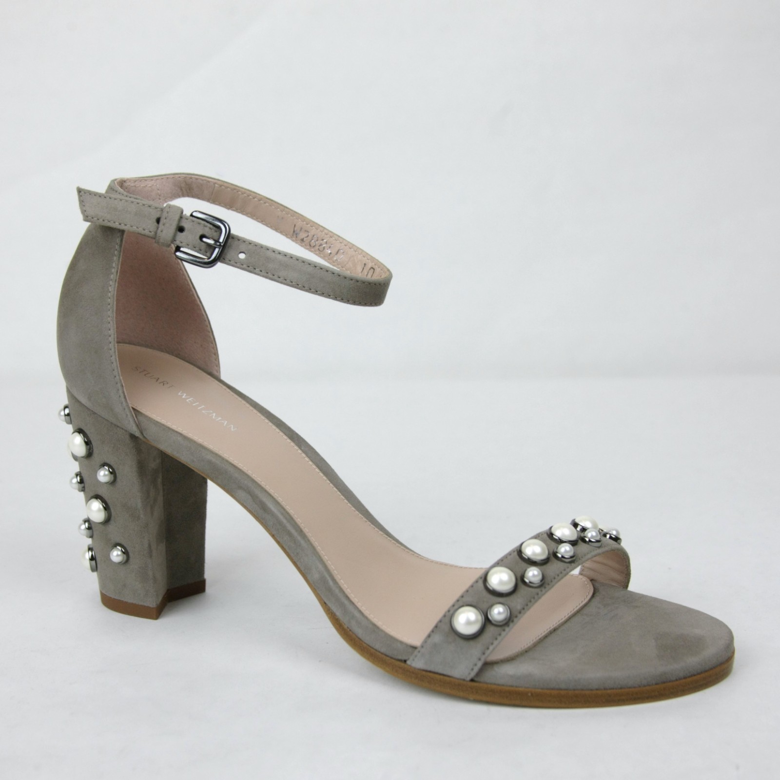 Nuevo Stuart Weitzman Bingpearls Topo ante Tira en Tobillo Sandalia US 10m promociones Nuevo Nuevo Nuevo Stuart Weitzman Bingpearls Topo ante Tira en Tobillo Sandalia US 10m entrega de rayos