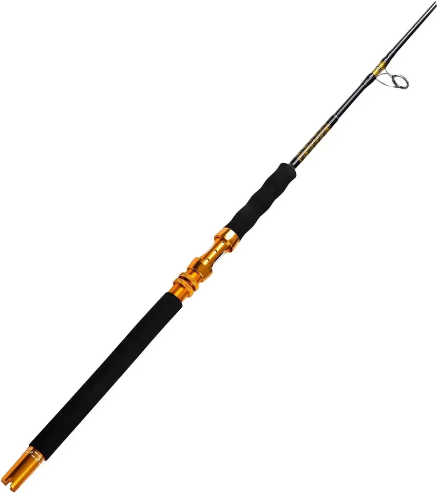 Jigging Spinning Rod Saltwater Offshore Solid Heavy Jig Fishing Pole 1PC & 2PC - Image 2 of 4