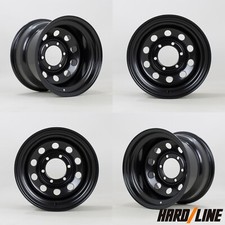 4x 15" x 10 steel wheels fit Mitsubishi L200 Hardline MOD-X 6x139.7 ET-32