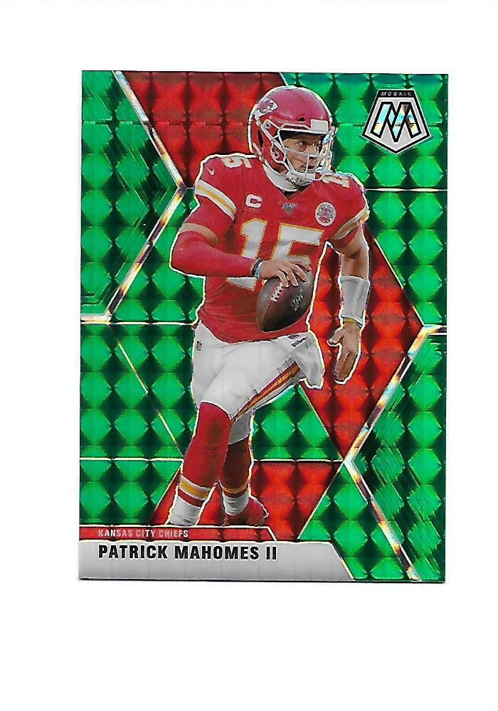 2020 PANINI MOSAIC Green Mosaic #1 PATRICK MAHOMES (Chiefs)