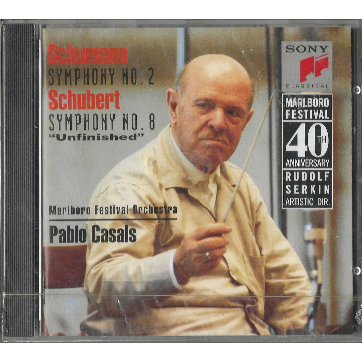 Schumann, Schubert CD Symphony No. 2, 8 Unfinished / Sony – SMK 47297 Sealed