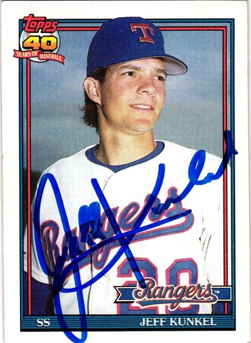 1991 Topps Signed MLB Baseball Cards - Autographed - You Pick for your set - Picture 60 of 77