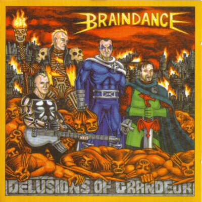 BRAINDANCE Delusions of grandeur CD (1995 Knock Out Records) neu!