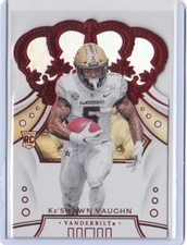 2020 Chronicles Draft Picks Crown Royale Red #65 Ke'Shawn Vaughn Buccaneers