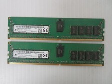 Micron 32GB 2x16GB PC4-2666V ECC RAM Memory Kit MTA18ASF2G72PDZ-2G6D1QI