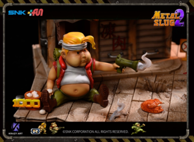 Krazy Art Studios Metal Slug 2 Fighting Chinatown Resin Model