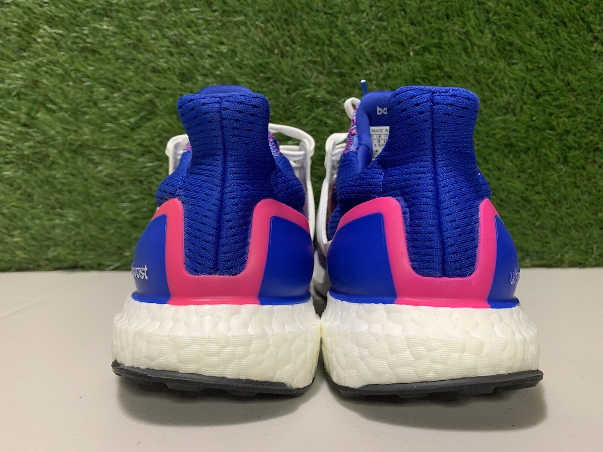 Size 9.5 - adidas UltraBoost 2.0 Blue Pink multicolor 193103899913
