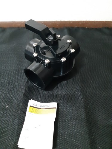 2"-2 1/2" Three Way Pvc Valve Black New - Picture 4 of 6