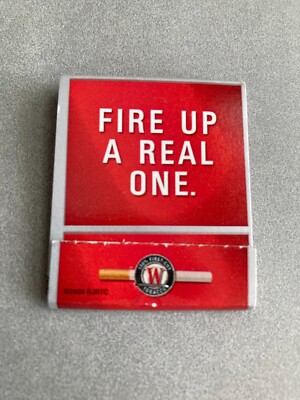how much was 20 cigarettes in 2000 Matchbook: Winston Cigarettes 2000 No Bull Campaign - 20 Strike Full -  Unstruck