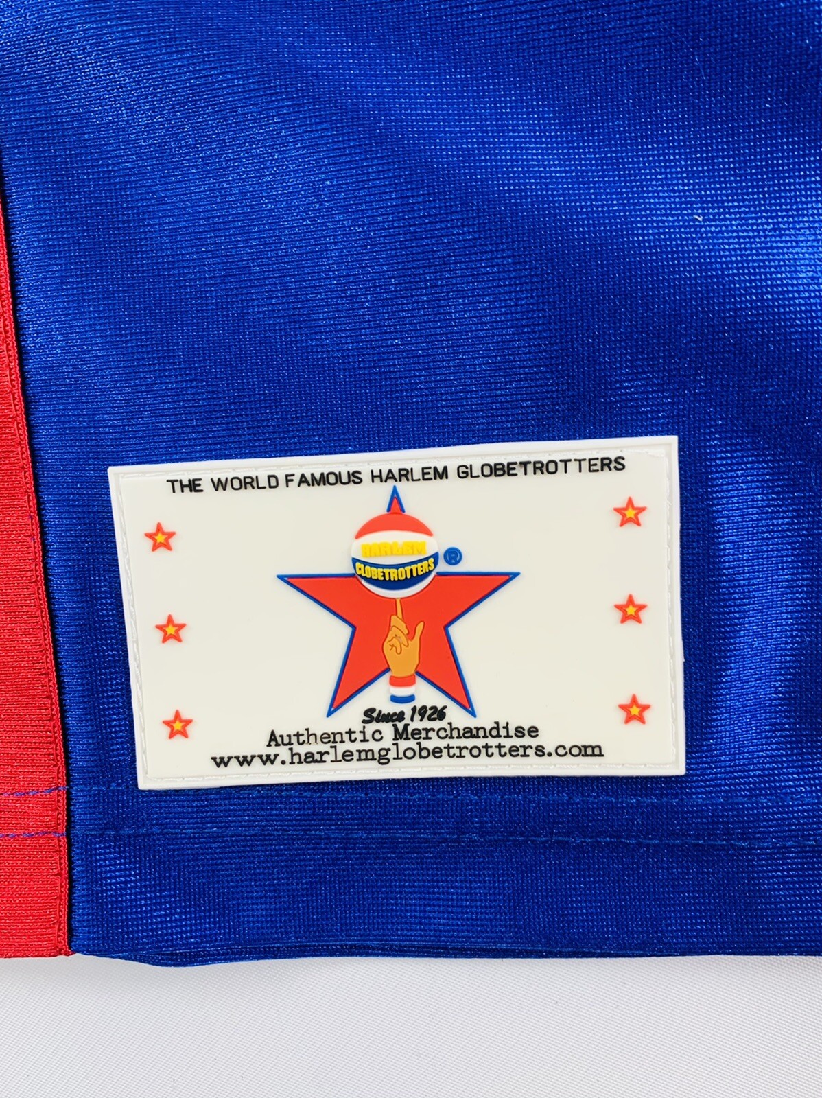 Authentic Harlem Globetrotters Big Easy 52 Size M Signed Buckets Flip