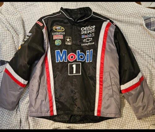 NASCAR Tony Stewart Mobil 1 Vintage Racing Jacket Size XL