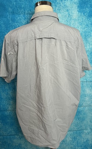 Wrangler Men's XXL Regular Fit Outdoor Series Short Sleeve Snap Buttons SEE SPOT - Picture 4 of 6