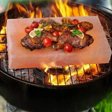 Exquisite Himalayan Pink Salt Cooking Block - 12x8x2 Natural Grilling
