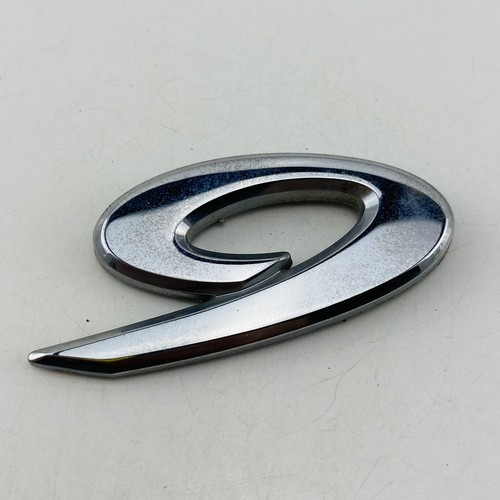 03 04 05 06 07 08 Mazda 6 Emblem Number Logo Badge Trunk Lid Rear Chrome OEM E40 - Picture 3 of 6