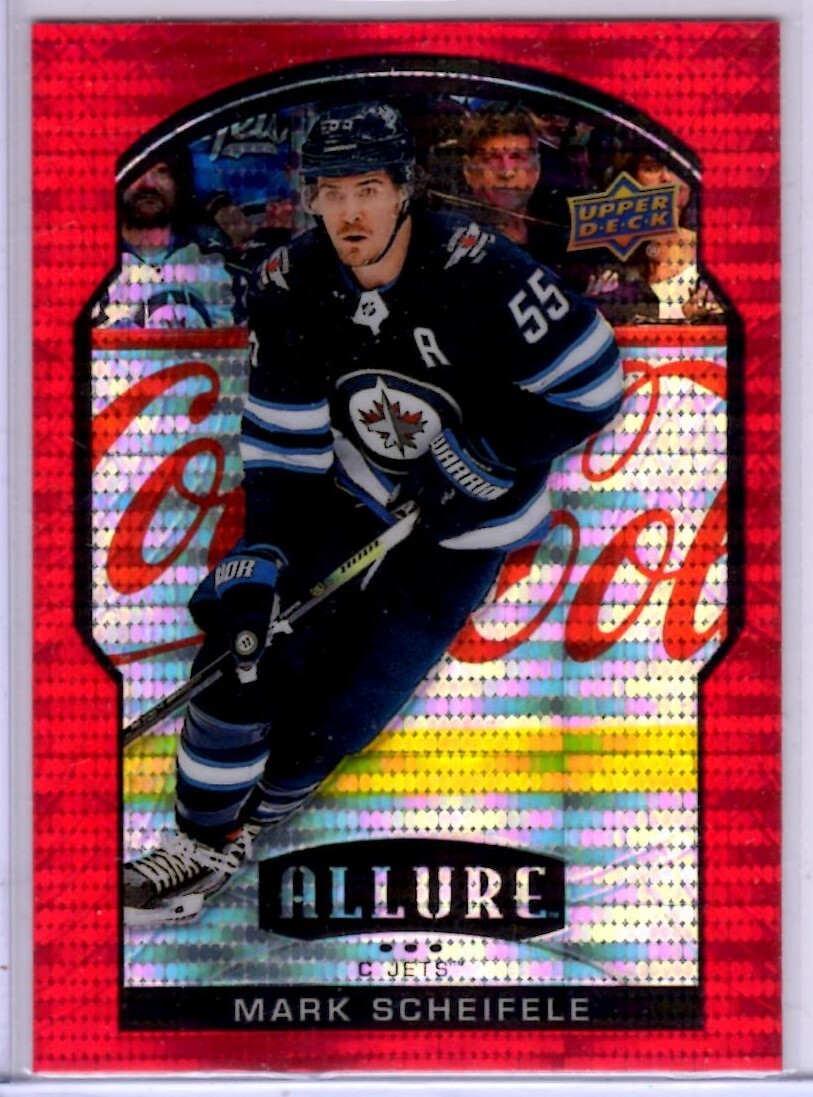 2020-21 Upper Deck  Allure Mark Scheifele Red Rainbow Card # 61