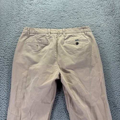 Peter Manning Chino Pants Mens 34x28 Beige Cotton Classic Fit Tapered Golf - Picture 6 of 10