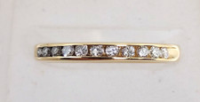 LADIES CERTIFIED .30CTTW CHANNEL SET DIAMOND BAND SIZE 7