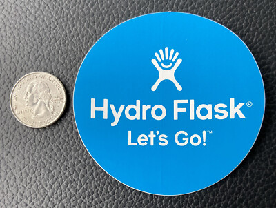 HYDRO Flask HYDROFLASK Logo DECAL Sticker PACIFIC Blue ROUND Water BOTTLE  VSCO