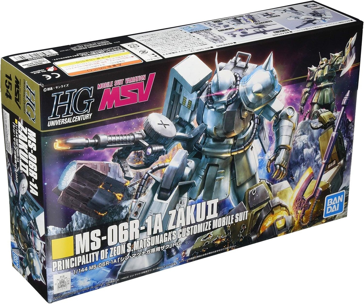 HGUC 1/144 MS-06R-1A Shin Matsunaga Zaku II (MSV) | eBay