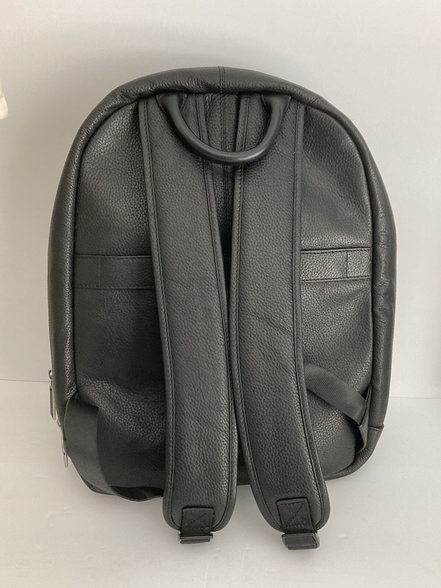 Beautiful NWOT Bugatti Black Leather Small Backpack Bag ??♥️ BUGATTI Black Leather Backpack Book Bag with Dust Cover NWOT  main image 4