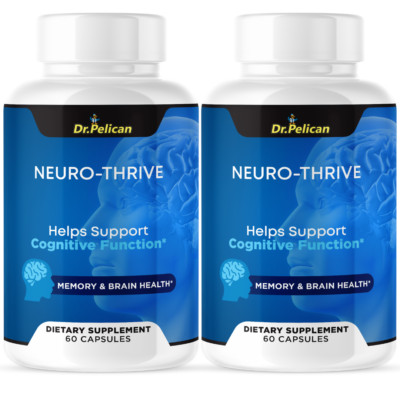 Neuro-Thrive- Brain Support- 2 Bottles- 120 Capsules
