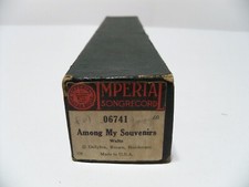 "Among My Souveniers" Imperial Songrecord 06741, 1920's Waltz, Player Piano Roll