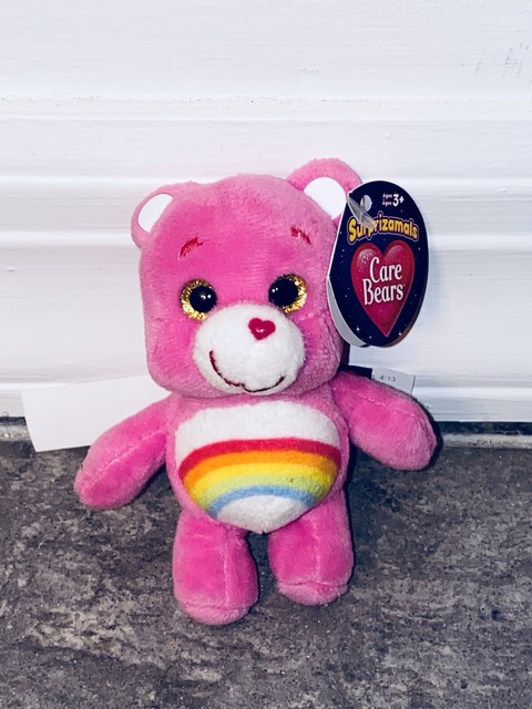 New Surprizamals Care Bears Plush CHEER Pink Bear Purple Surprise Ball Toy Doll | eBay