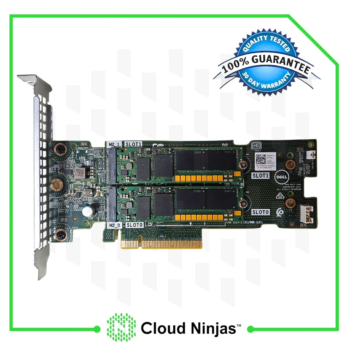 Dell 72WKY BOSS-S1 Controller PCIe Card H/P W/ 2x 240GB M.2 for
