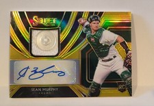 5/10 2020 Panini Select GOLD REFRACTOR Sean Murphy GU BUTTON PATCH RELIC AUTO RC