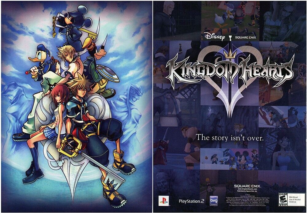 jogo kingdom hearts 2 ps2 original Novo Lacrado - esquare enix