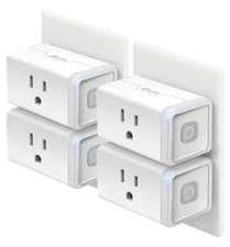 Kasa Smart Plug HS103P4 (4-Pack) – Wi-Fi Outlet Works with Alexa, Google Home & 