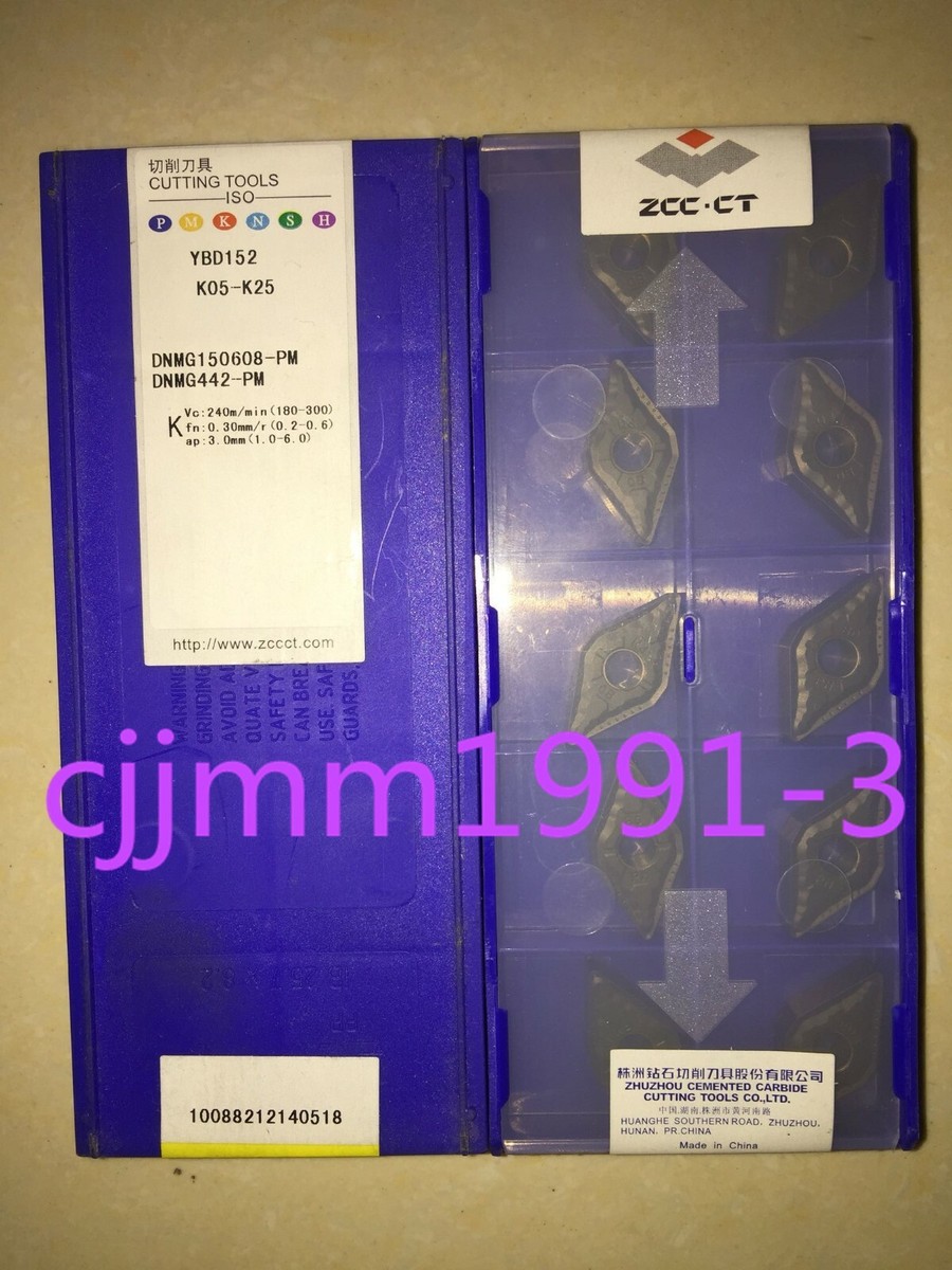 10PCS/box NEW original ZCCCT CNC blade DNMG150608-PM YBD152 | eBay