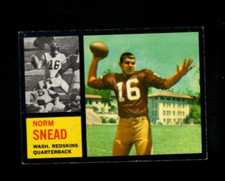 8307* 1962 Topps # 164 Norm Snead Ex-Mt