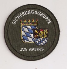 Sicherungsgruppe JVA Amberg -- Stoffabzeichen --